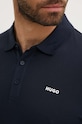 Bombažen polo HUGO mornarsko modra 50466182