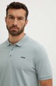 Odzież HUGO polo bawełniane 50466182 zielony