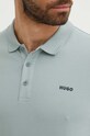 HUGO polo bawełniane zielony 50466182