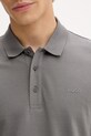 HUGO polo bawełniane Donos222 szary 50466182