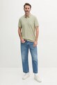 HUGO polo de bumbac 50466182 verde SS25