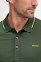 HUGO tricou polo verde 50467344