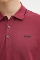 HUGO polo 50467344 bordowy