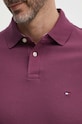 Tommy Hilfiger polo MW0MW17770.PPYX fioletowy