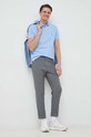 Tommy Hilfiger polo MW0MW17770.PPYX turkusowy AW24
