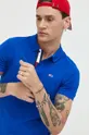 niebieski Tommy Jeans polo bawełniane