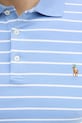 Bavlněné polo tričko Polo Ralph Lauren 710870545 modrá
