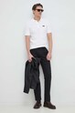 Тениска с яка Calvin Klein K10K111196.PPYX бял AA00