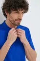 Βαμβακερό μπλουζάκι πόλο Calvin Klein σκούρο μπλε