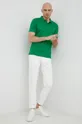 Pamučna polo majica Calvin Klein zelena