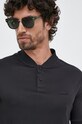 Calvin Klein polo bawełniane czarny K10K111201.PPYX