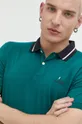 πράσινο Βαμβακερό μπλουζάκι πόλο Jack & Jones JJEJOE Ανδρικά