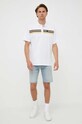 Pepe Jeans polo bawełniane PM541964.800 biały SS23