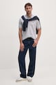 Lacoste polo de bumbac L1264 gri AW25