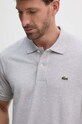Бавовняне поло Lacoste сірий L1264
