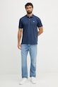 Lacoste polo bawełniane L1264 granatowy AW25