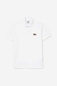 Одяг Бавовняне поло Lacoste x Netflix PH7057 білий