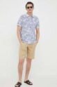 Guess polo M3GP15.KBQ90 niebieski SS23