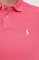 Хлопковое поло Polo Ralph Lauren 710782592 розовый
