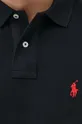 czarny Polo Ralph Lauren polo bawełniane