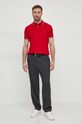Polo Ralph Lauren polo bawełniane 710842621 czerwony AW25