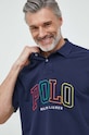Polo Ralph Lauren polo bawełniane granatowy 710899184