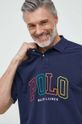 námořnická modř Bavlněné polo tričko Polo Ralph Lauren