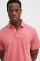 ružová Polo tričko s prímesou ľanu Polo Ralph Lauren