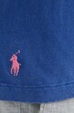 Поло з домішкою льону Polo Ralph Lauren 710900790 блакитний