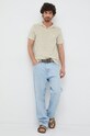 Polo Ralph Lauren polo 710901044 beżowy SS24