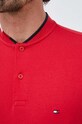 Tommy Hilfiger polo bawełniane MW0MW30765.PPYX czerwony