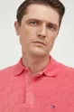 ružová Polo tričko Tommy Hilfiger