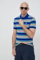 granatowy Polo Ralph Lauren polo bawełniane