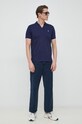 Polo Ralph Lauren polo bawełniane 710906298 granatowy SS23