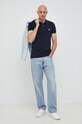 United Colors of Benetton polo bawełniane 3089J3178.016. granatowy SS23