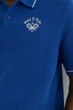Bavlněné polo tričko Marc O'Polo DENIM 362613563082 modrá