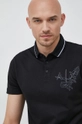 czarny Armani Exchange polo