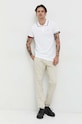 Tommy Jeans polo bawełniane DM0DM12963.PPYX biały SS23