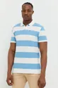 niebieski Tommy Jeans polo