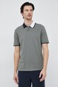 BOSS polo bawełniane 50488275 zielony SS23