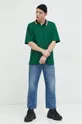πράσινο Βαμβακερό μπλουζάκι πόλο Vans Ανδρικά