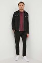 Michael Kors polo CS351GL8PK bordowy AW23