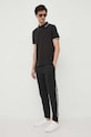 Michael Kors polo CS351GL8PK czarny AW23