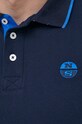 North Sails polo bawełniane 692418 granatowy