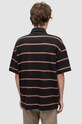 AllSaints polo bawełniane ARDEN SS POLO czarny MD032Y
