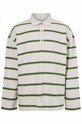 AllSaints polo bawełniane ARDEN LS POLO MD033Y szary