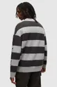 szary AllSaints longsleeve RACER LS POLO