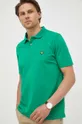 πράσινο Βαμβακερό μπλουζάκι πόλο Lyle & Scott
