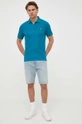 Lyle & Scott polo niebieski