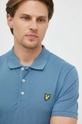 niebieski Lyle & Scott polo